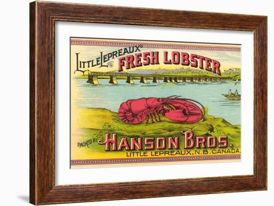 Canadian Fresh Lobster-null-Framed Art Print