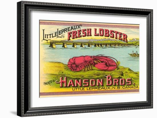 Canadian Fresh Lobster-null-Framed Art Print