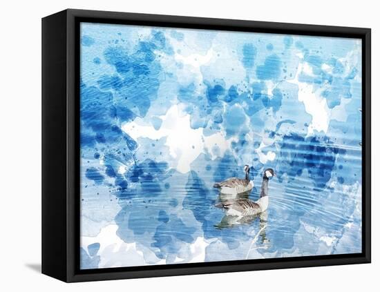 Canadian Geese I-Chamira Young-Framed Stretched Canvas
