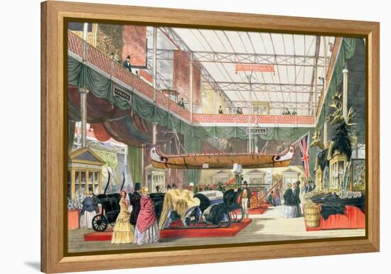 Canadian Hall at the Great Exhibition, Crystal Palace, 1851-null-Framed Premier Image Canvas