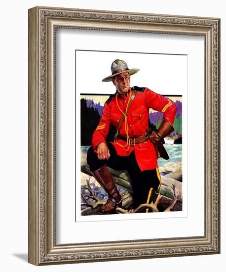 "Canadian Mountie,"March 25, 1933-Edgar Franklin Wittmack-Framed Giclee Print