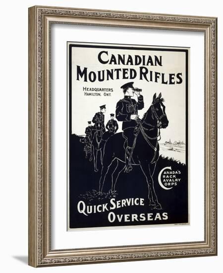 Canadian Mounties-null-Framed Giclee Print