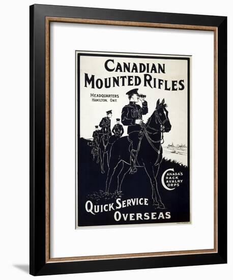 Canadian Mounties-null-Framed Giclee Print