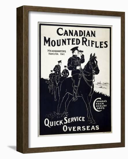 Canadian Mounties-null-Framed Giclee Print