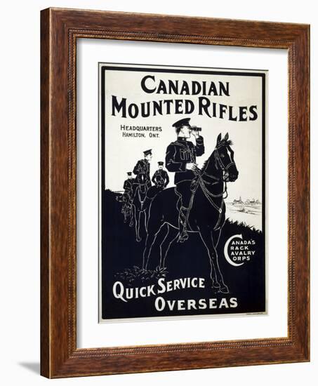 Canadian Mounties-null-Framed Giclee Print