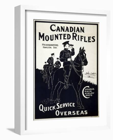 Canadian Mounties-null-Framed Giclee Print