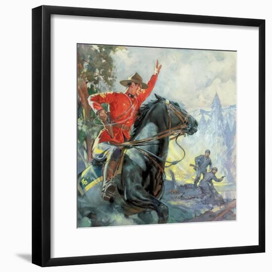 Canadian Mounties-McConnell-Framed Giclee Print