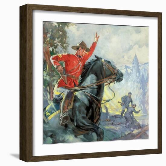 Canadian Mounties-McConnell-Framed Giclee Print