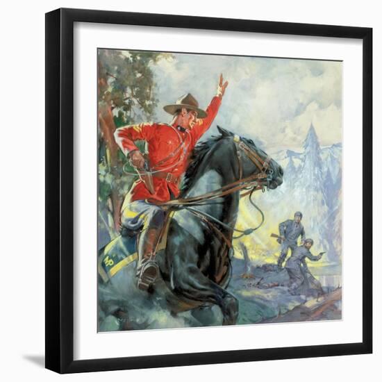 Canadian Mounties-McConnell-Framed Giclee Print