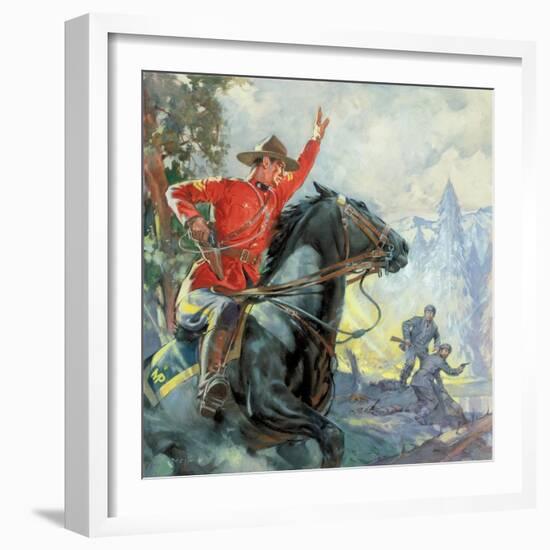 Canadian Mounties-McConnell-Framed Giclee Print