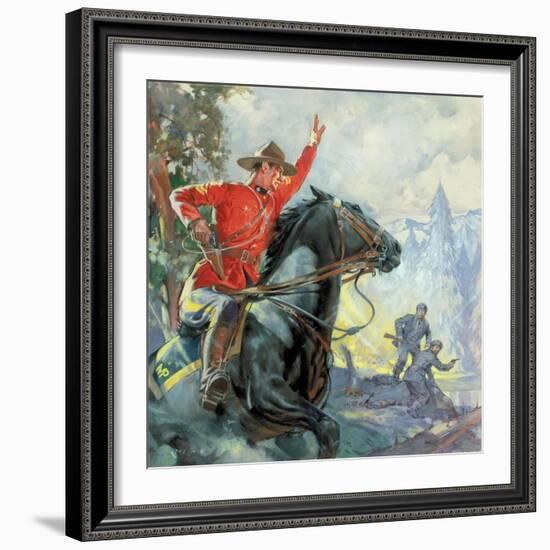 Canadian Mounties-McConnell-Framed Giclee Print