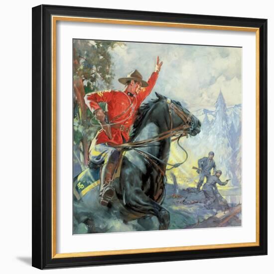 Canadian Mounties-McConnell-Framed Giclee Print