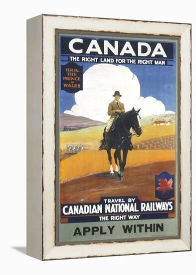 Canadian National Railways Poster-null-Framed Premier Image Canvas