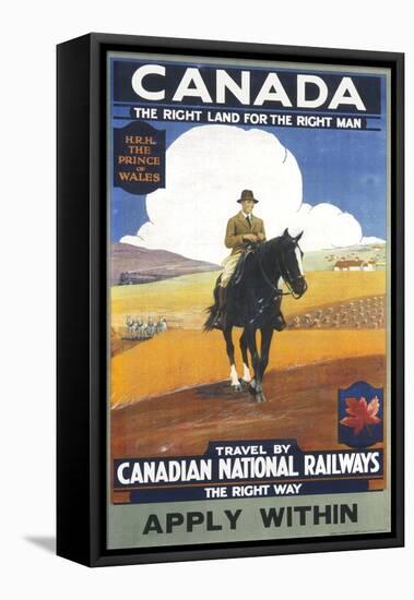 Canadian National Railways Poster-null-Framed Premier Image Canvas