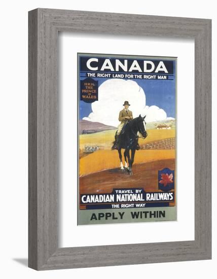 Canadian National Railways Poster-null-Framed Photographic Print