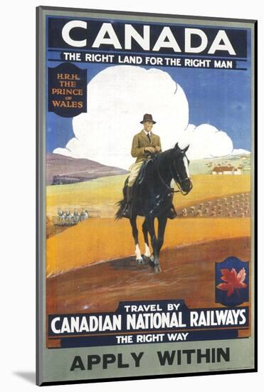 Canadian National Railways Poster-null-Mounted Photographic Print