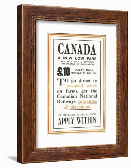 Canadian National Railways Poster-null-Framed Photographic Print