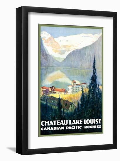 Canadian Pacific, Chateau Lake Louise-null-Framed Premium Giclee Print