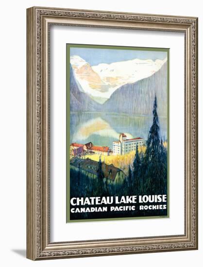 Canadian Pacific, Chateau Lake Louise-null-Framed Premium Giclee Print