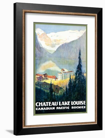 Canadian Pacific, Chateau Lake Louise-null-Framed Premium Giclee Print