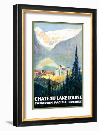 Canadian Pacific, Chateau Lake Louise-null-Framed Premium Giclee Print