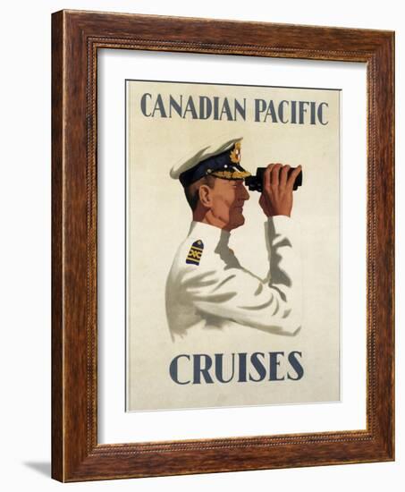 Canadian Pacific Cruises-null-Framed Giclee Print