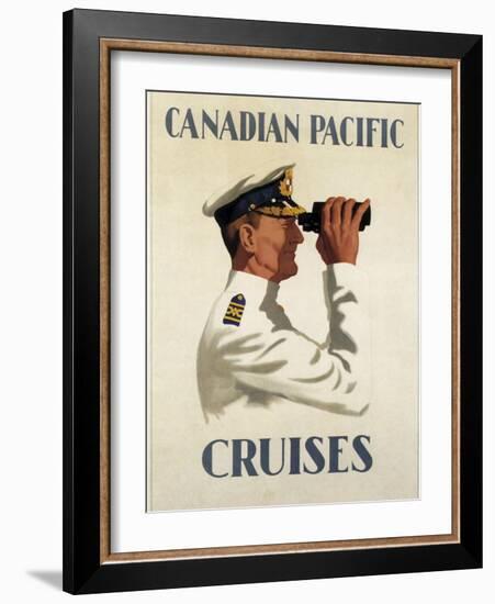 Canadian Pacific Cruises-null-Framed Giclee Print