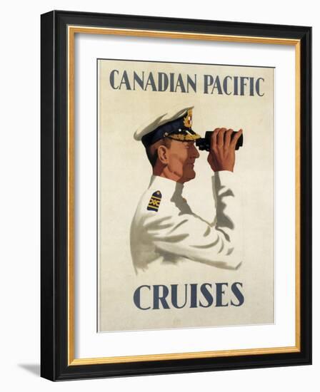 Canadian Pacific Cruises-null-Framed Giclee Print