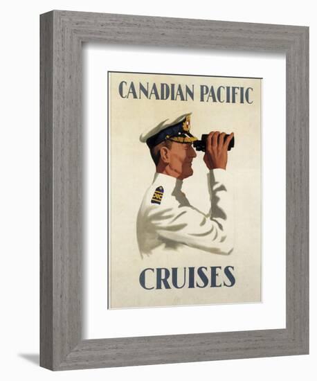 Canadian Pacific Cruises-null-Framed Giclee Print