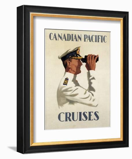 Canadian Pacific Cruises-null-Framed Giclee Print