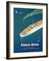Canadian Pacific / Empress of Britain-ROGER COUILLARD-Framed Giclee Print