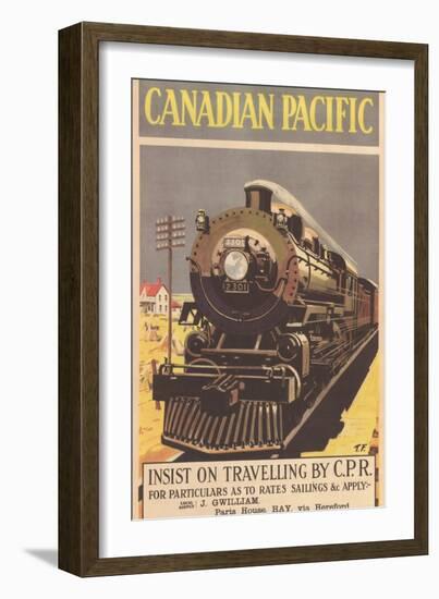 Canadian Pacific Poster-null-Framed Art Print