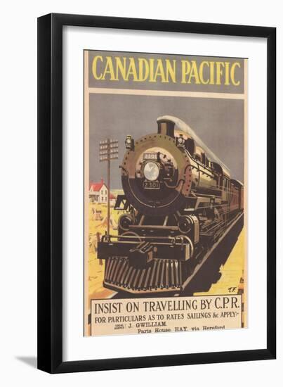 Canadian Pacific Poster-null-Framed Art Print