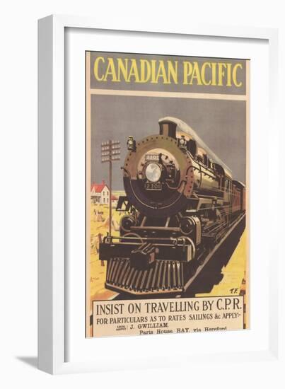 Canadian Pacific Poster-null-Framed Art Print