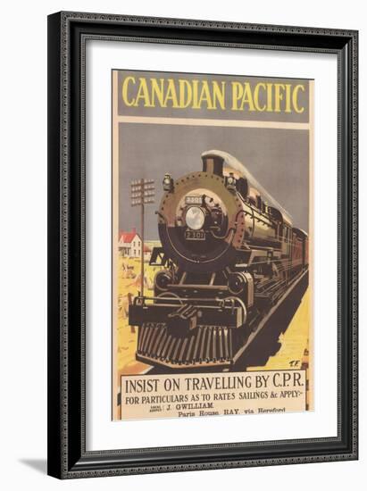 Canadian Pacific Poster-null-Framed Art Print