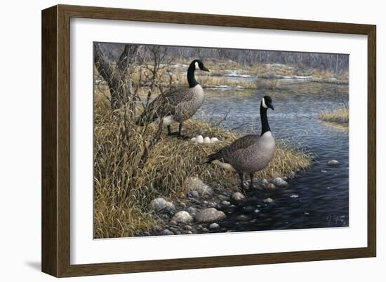 Canadian Pair-Jeff Tift-Framed Giclee Print