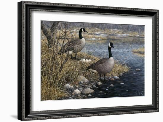 Canadian Pair-Jeff Tift-Framed Giclee Print