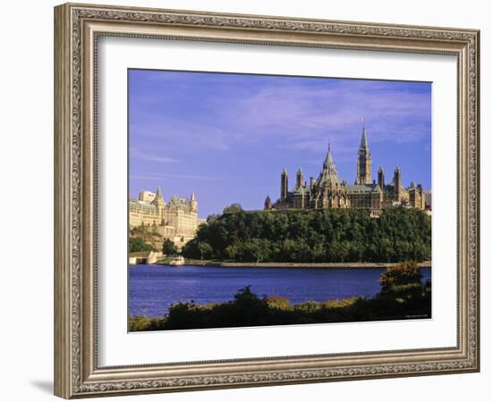 Canadian Parliament, Ottowa, Ontario, Canada-Walter Bibikow-Framed Photographic Print