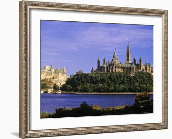 Canadian Parliament, Ottowa, Ontario, Canada-Walter Bibikow-Framed Photographic Print