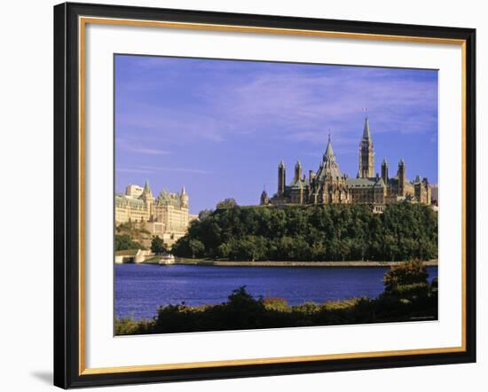 Canadian Parliament, Ottowa, Ontario, Canada-Walter Bibikow-Framed Photographic Print