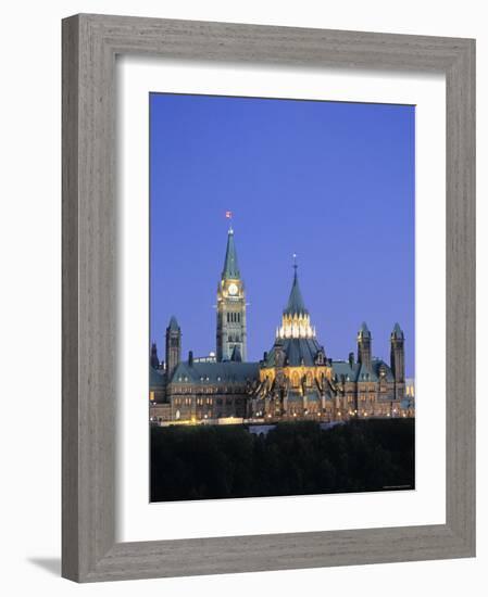 Canadian Parliament, Ottowa, Ontario, Canada-Walter Bibikow-Framed Photographic Print