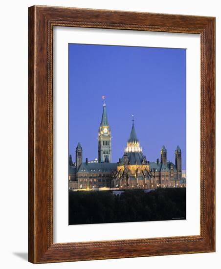 Canadian Parliament, Ottowa, Ontario, Canada-Walter Bibikow-Framed Photographic Print