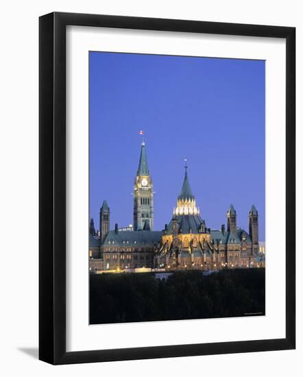 Canadian Parliament, Ottowa, Ontario, Canada-Walter Bibikow-Framed Photographic Print