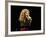 Canadian Pop Music Star Celine Dion Singing Into Microphone During "Hirshfeld Drawing" Function-Dave Allocca-Framed Premium Photographic Print