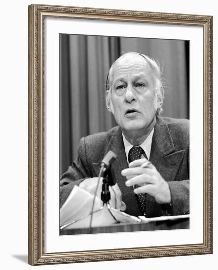 Canadian Premier Rene Levesque-Alfred Eisenstaedt-Framed Premium Photographic Print