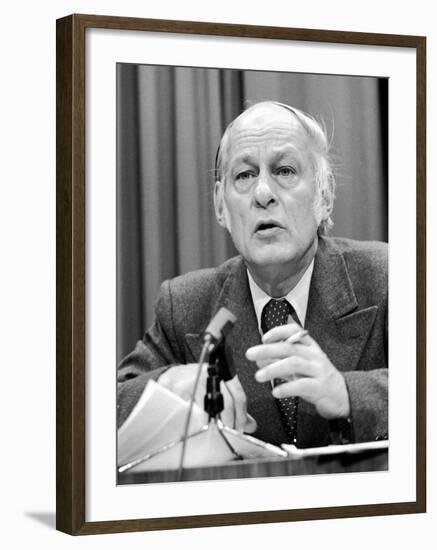 Canadian Premier Rene Levesque-Alfred Eisenstaedt-Framed Premium Photographic Print