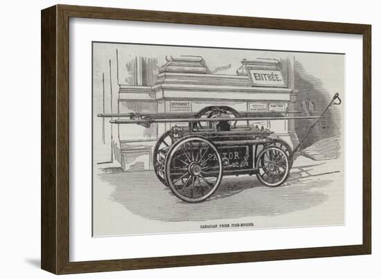 Canadian Prize Fire-Engine-null-Framed Giclee Print