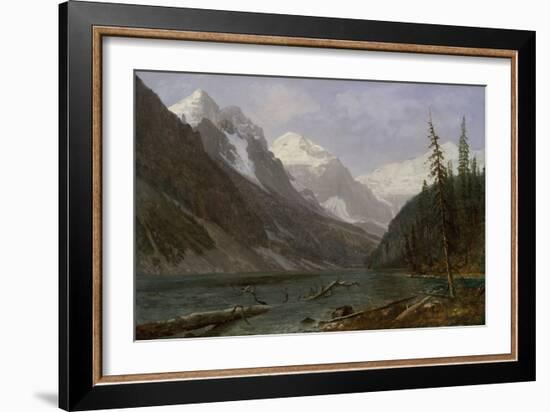 Canadian Rockies , c.1889-Albert Bierstadt-Framed Giclee Print