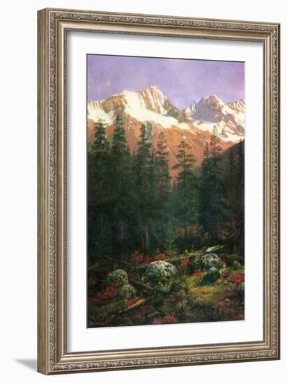 Canadian Rockies-Albert Bierstadt-Framed Art Print