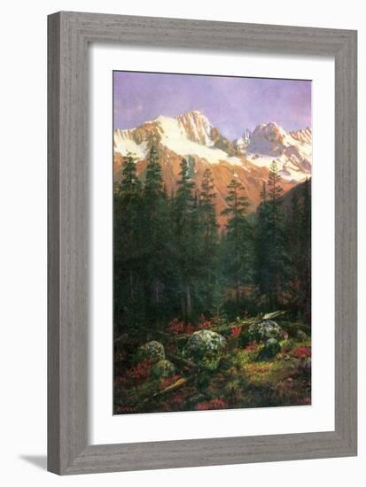 Canadian Rockies-Albert Bierstadt-Framed Art Print